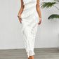 Spring And Summer Package Hip Solid Color Slim Tube Top Dress