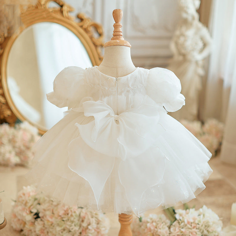 Spring Fashionable Birthday Gift Children High-end Flower Girl Princess Dress