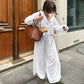 New Comfortable Soft White Fashion Long Sleeve Trousers