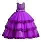 Flower Puffy Gauze Princess Dress Girls' Costume