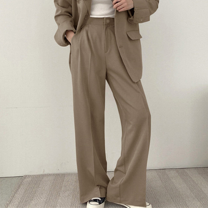 Pink Suit Jacket Spring Autumn Women's Design Sense Niche