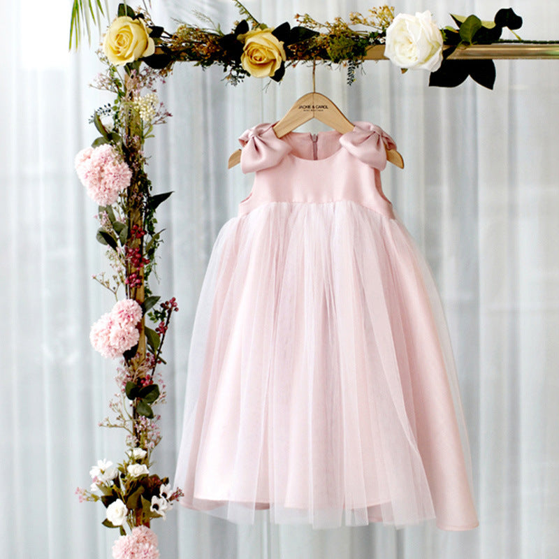 Robe de princesse pour bébé fille, robe de mariée bouffante en fil