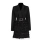 Women's Feather Patchwork Waist-slimming Suit Skirt