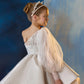 Robe de princesse parapluie pour petite fille, épaules dénudées, personnalité