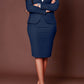 European And American Fashion Business Composite Long Sleeve Suit Hip Skirt Suit