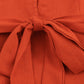 V-neck Elegant Stitching Short Sleeve Dress Tight Waist French Style