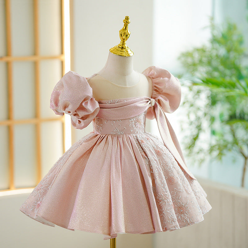 Girls' High-end Host Catwalk Flower Girl Pettiskirt