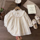 Vêtements pour filles Robes Bébé Dentelle Dentelle Découpe Princesse Robe