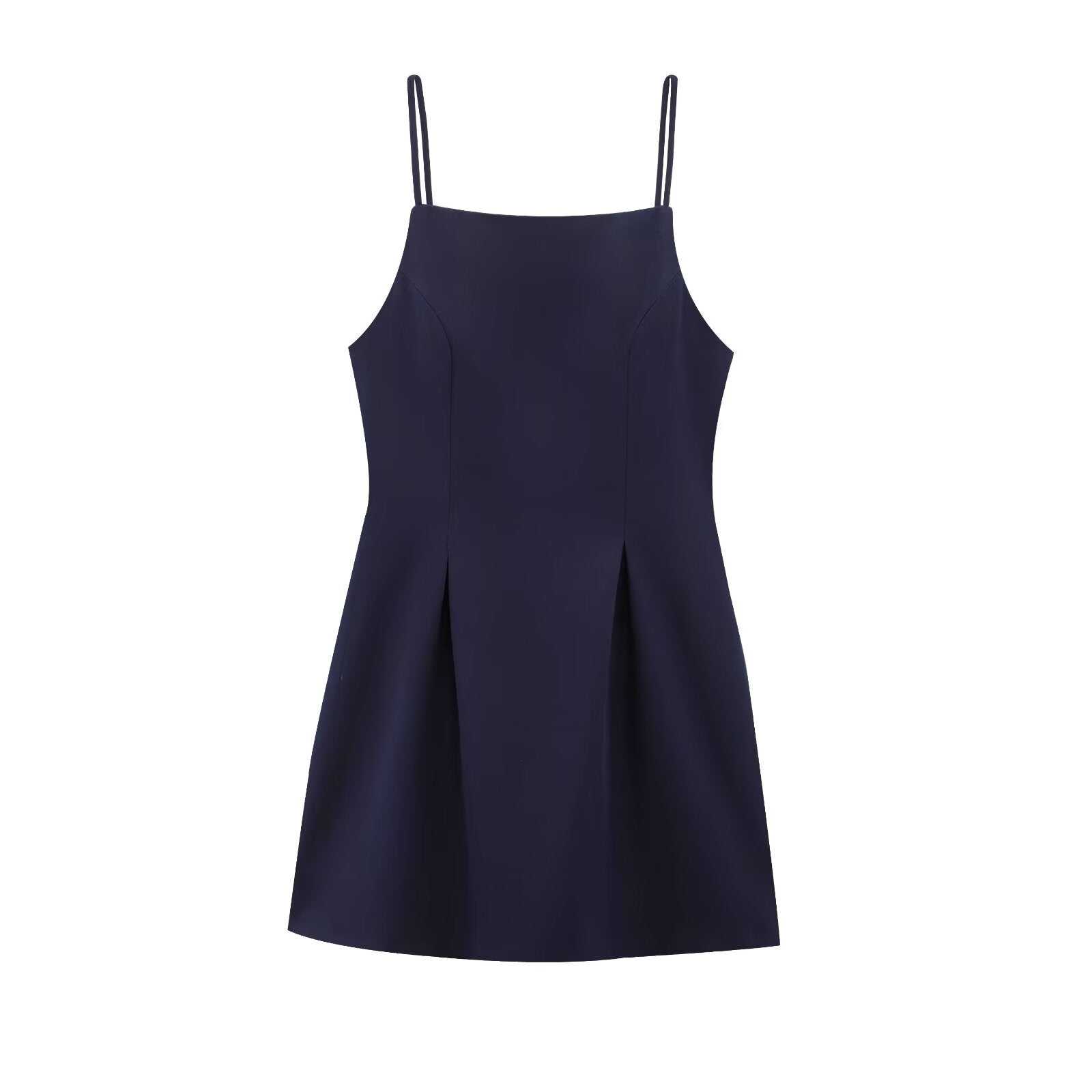 European And American Style Pleated Short Version Dress