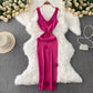 Fan Slim-fit Slimming Sheath Long Skirt