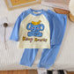 Children's Pajamas Home Wear Autumn New Jacquard Cotton Suit