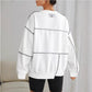 Fashion Casual Loose Round Neck Long Sleeve Women's Sweater