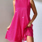 Women's Fashion Sequin Shiny Sleeveless Pullover Dress