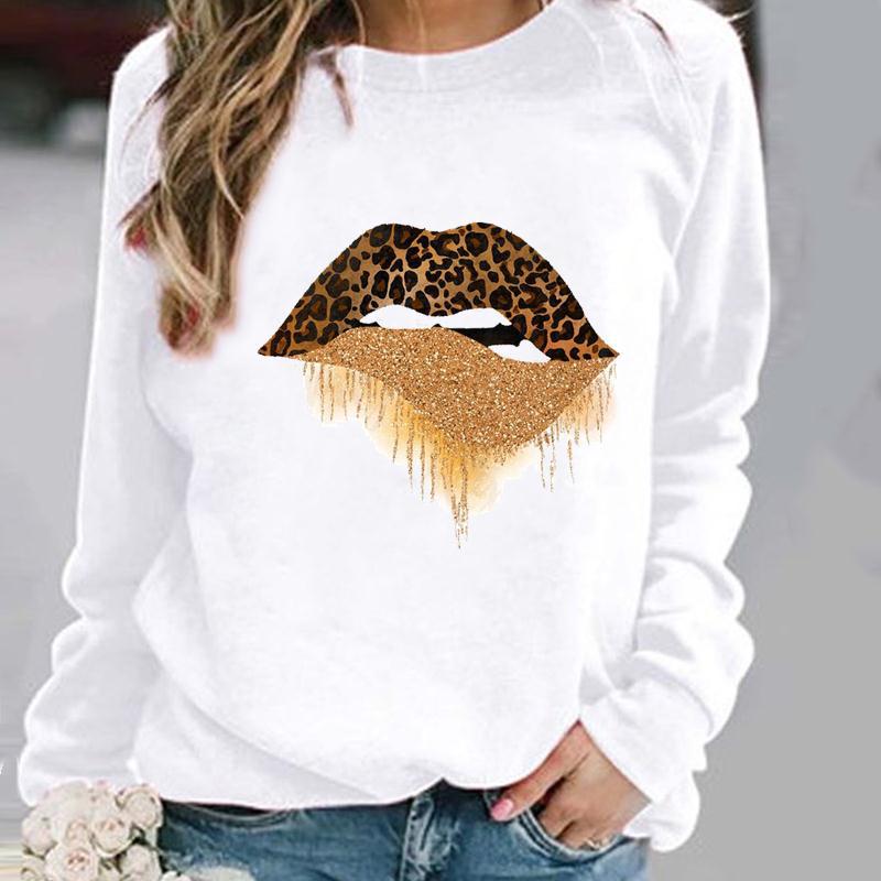 Pull col rond à motif imprimé XINGX