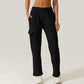 Pantalon de jogging élastique taille haute avec poches