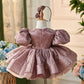 Robe de princesse en polyester pour fille, années