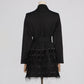 Women's Feather Patchwork Waist-slimming Suit Skirt