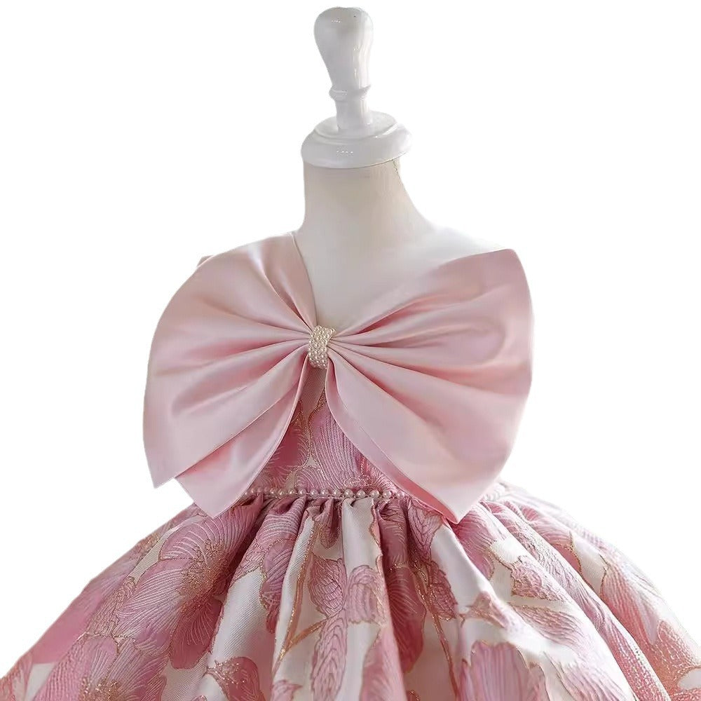 Senior Girl Piano Performance Costume Princess Dress