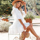 Seaside Vacation Skirt Bikini Swimsuit Blouse