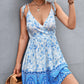 Women's Fashion V-neck Strap Positioning Flower Dress