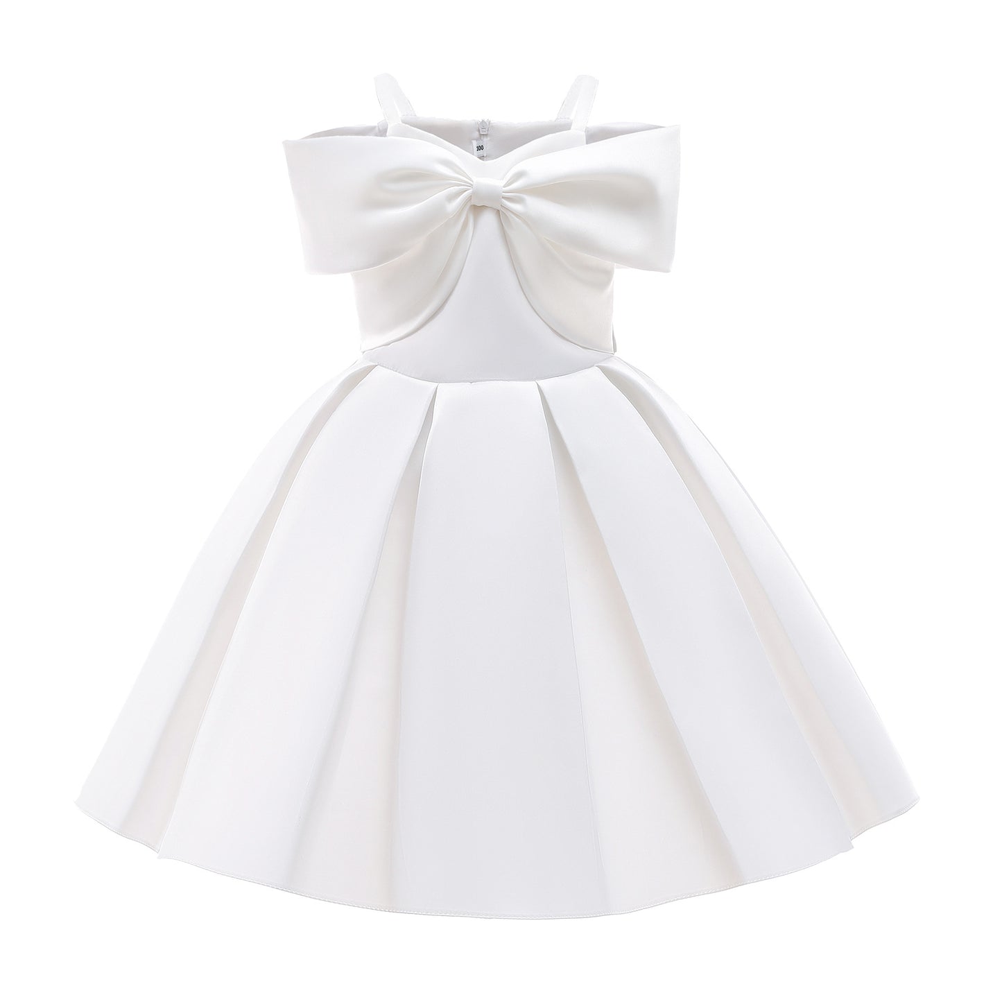 Children's Pink Summer Dress With Suspenders Fashionable Princess Dress Children's Full Dress