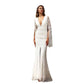 Street Shot Slimming White Banquet Dress