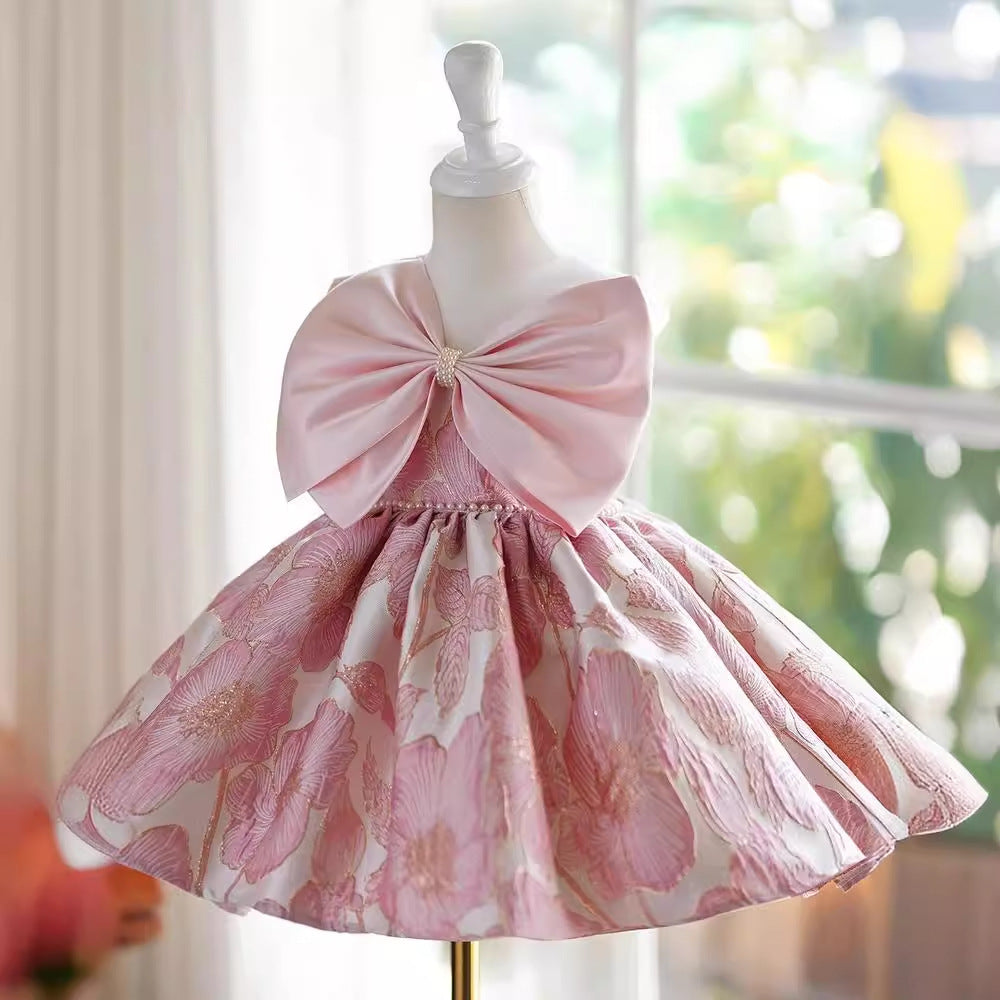 Senior Girl Piano Performance Costume Princess Dress