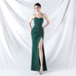Female Solid Color High-end Camisole Evening Dress