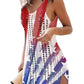 Knitted Hollow Vest Blouse Skirt