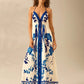 Women's Floral Print Sling Holiday Style Dress