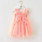 Children's Fashion Personality Rainbow Mesh Dress
