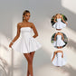 European And American Girls Color Tube-top Dress