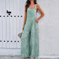 Women's Loose All-match Casual Printed Jumpsuit