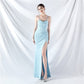 Female Solid Color High-end Camisole Evening Dress