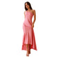 Slim-fit Oblique Shoulder Strap Backless Fishtail Dress