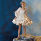 Robe de princesse parapluie pour petite fille, épaules dénudées, personnalité
