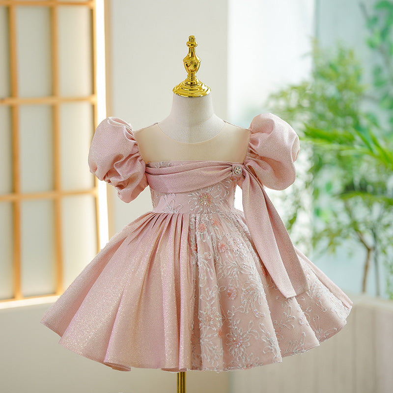 Girls' High-end Host Catwalk Flower Girl Pettiskirt