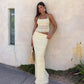 New Fashion Halter Series Long Skirt Two-piece Set