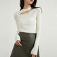 Sweater Middle Collar Halter Top