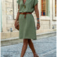 Robe décontractée ample de couleur unie et simple pour femme