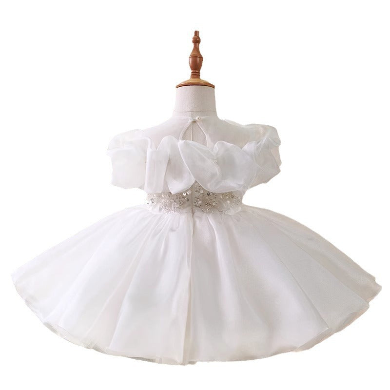 Robe de fête d'un an, légère, luxueuse, haut de gamme, pour demoiselle d'honneur, mariage