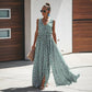 Printed Sleeveless Bohemian Dress