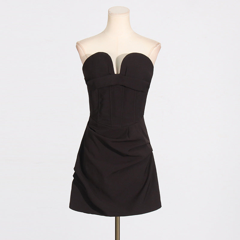 Trendy High Sense Of Design Temperament Skirt