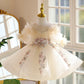 Robe de princesse d'anniversaire pour filles d'un an, robe de célébration de style occidental, défilé de piano, performance