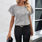 Spring And Summer New Fashion Print Top