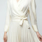 Women's Casual Solid Color Commute Pleated Dress
