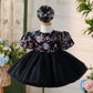 Original Huayang Puff Sleeve Puffy Gauze Princess Dress