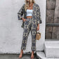 Women's Retro Fashion Elegant Comfort Printing Suit