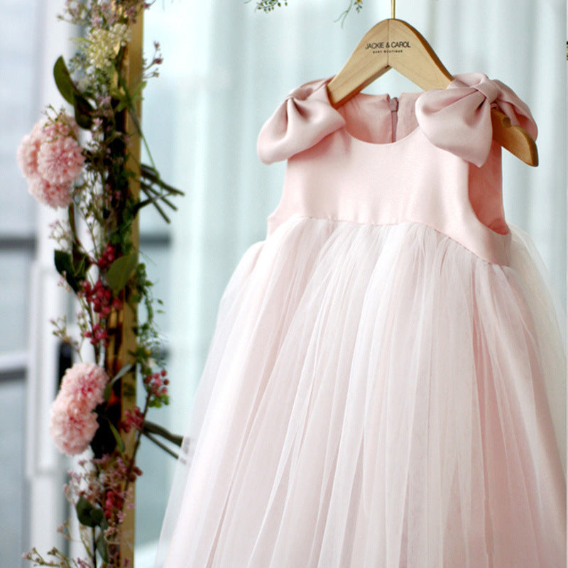 Robe de princesse pour bébé fille, robe de mariée bouffante en fil