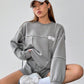 Fashion Casual Loose Round Neck Long Sleeve Women's Sweater